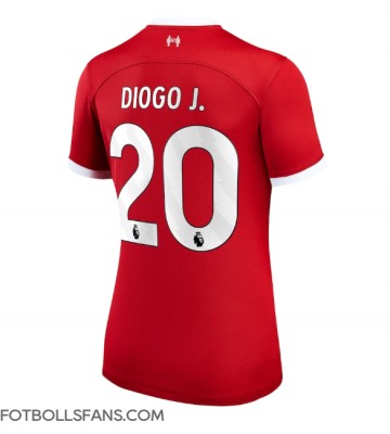 Liverpool Diogo Jota #20 Replika Hemmatröja Damer 2023-24 Kortärmad